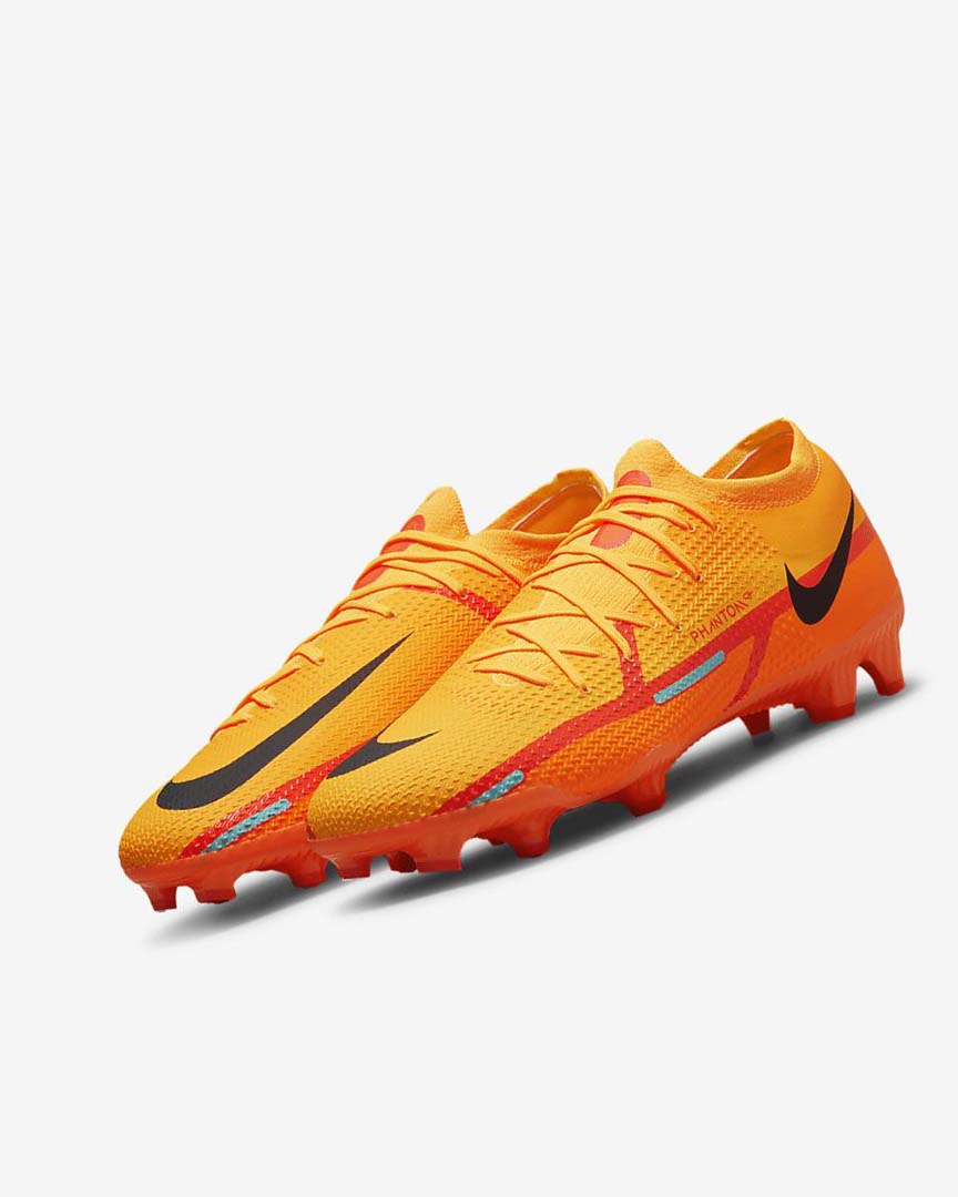 Botas de Futbol Nike Phantom GT2 Pro FG Mujer Naranjas Naranjas Rojas Claro Negras | AR2998