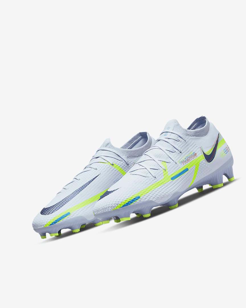 Botas de Futbol Nike Phantom GT2 Pro FG Mujer Gris Azules Claro Azules | AR4683