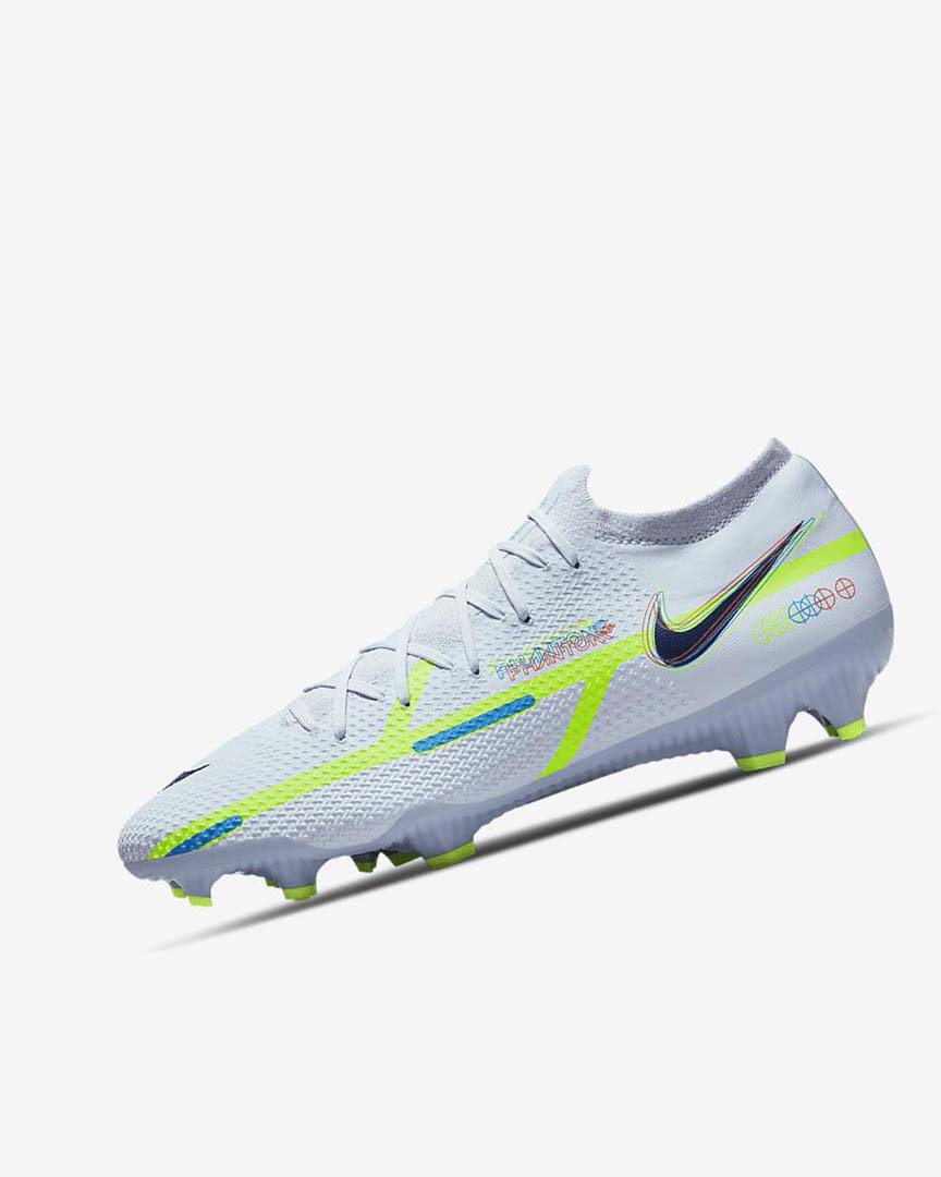 Botas de Futbol Nike Phantom GT2 Pro FG Mujer Gris Azules Claro Azules | AR4683