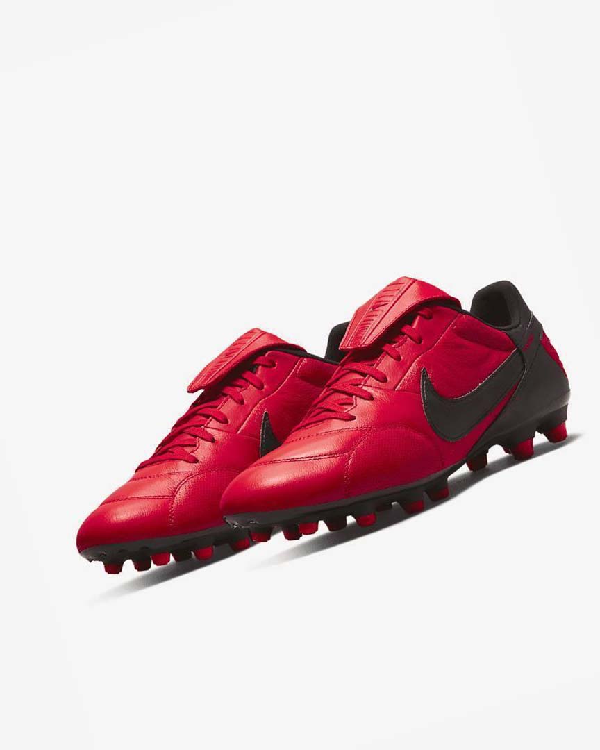 Botas de Futbol Nike The Premier 3 FG Hombre Rojas Rojas Negras | AR4879