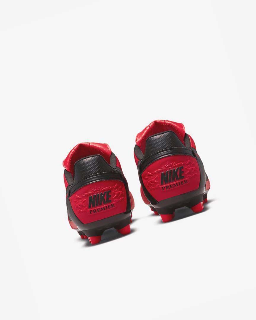 Botas de Futbol Nike The Premier 3 FG Hombre Rojas Rojas Negras | AR4879