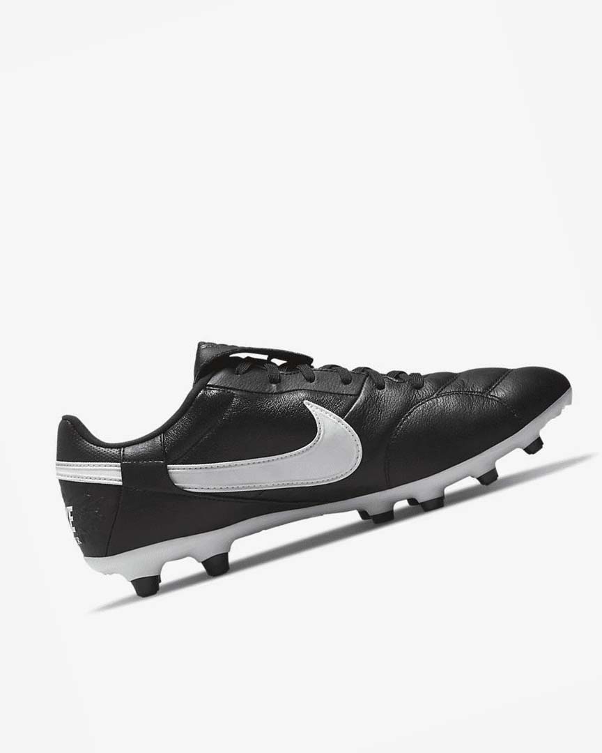 Botas de Futbol Nike The Premier 3 FG Hombre Negras Blancas | AR5284