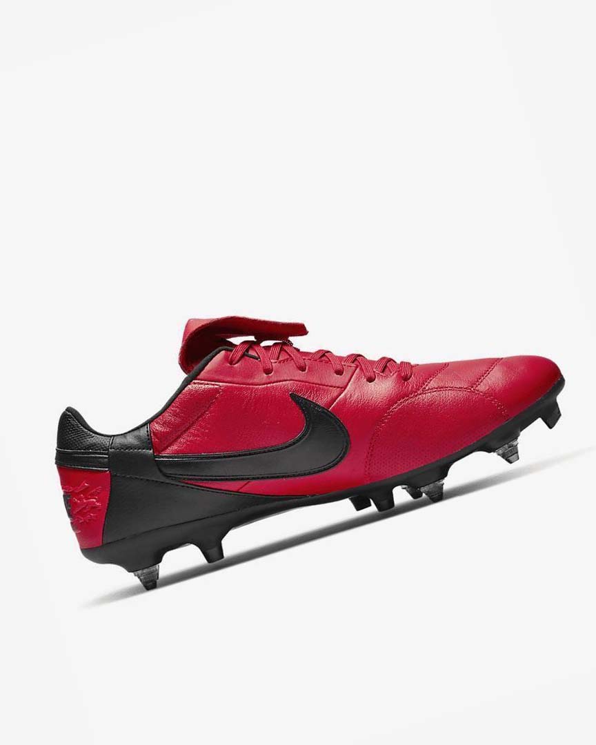 Botas de Futbol Nike The Premier 3 SG-PRO Anti-Clog Traction Hombre Rojas Rojas Negras | AR2608