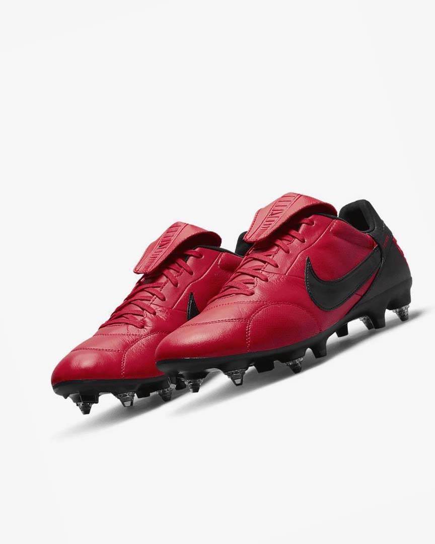 Botas de Futbol Nike The Premier 3 SG-PRO Anti-Clog Traction Hombre Rojas Rojas Negras | AR2608