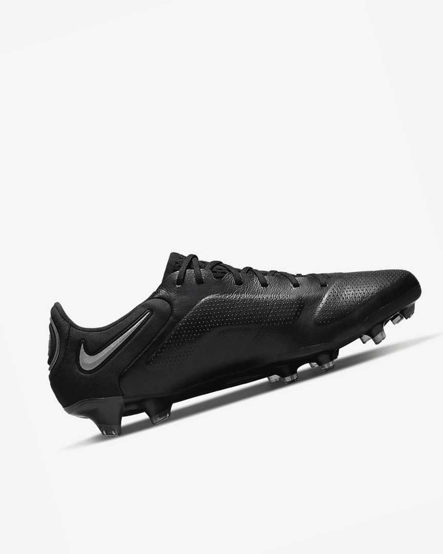 Botas de Futbol Nike Tiempo Legend 9 Elite FG Hombre Negras Gris Doradas | AR1126