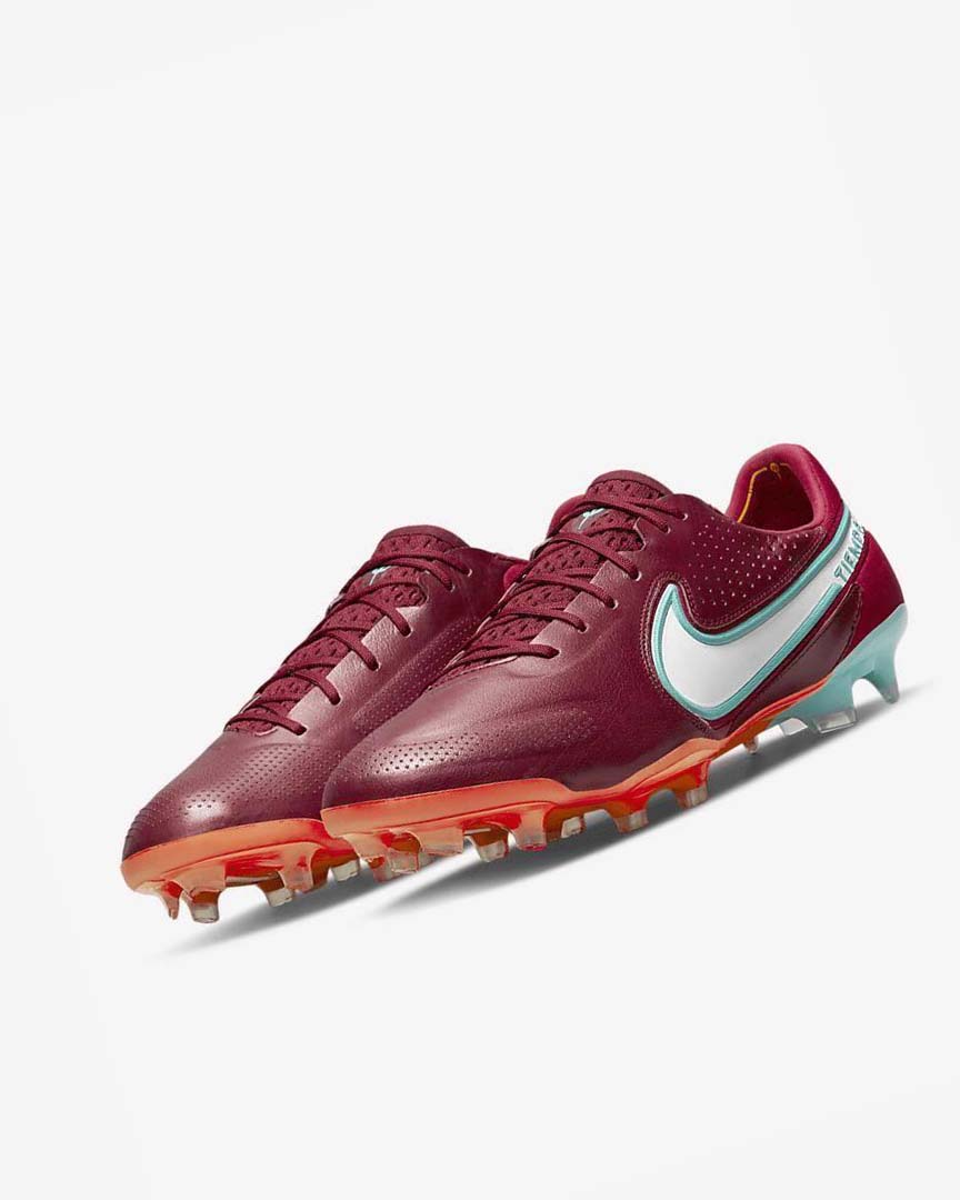 Botas de Futbol Nike Tiempo Legend 9 Elite FG Hombre Rojas Rojas Claro Blancas | AR1203