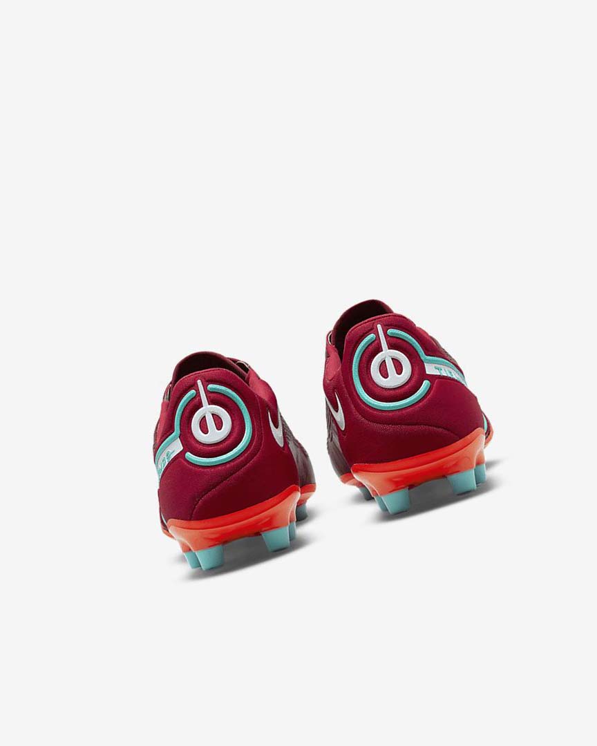 Botas de Futbol Nike Tiempo Legend 9 Elite AG-Pro Mujer Rojas Rojas Claro Blancas | AR2328