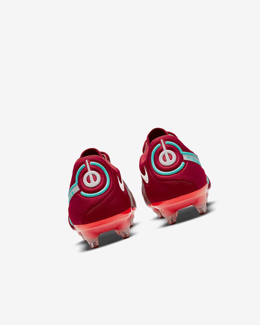 Botas de Futbol Nike Tiempo Legend 9 Elite SG-Pro AC Mujer Rojas Rojas Claro Blancas | AR2565