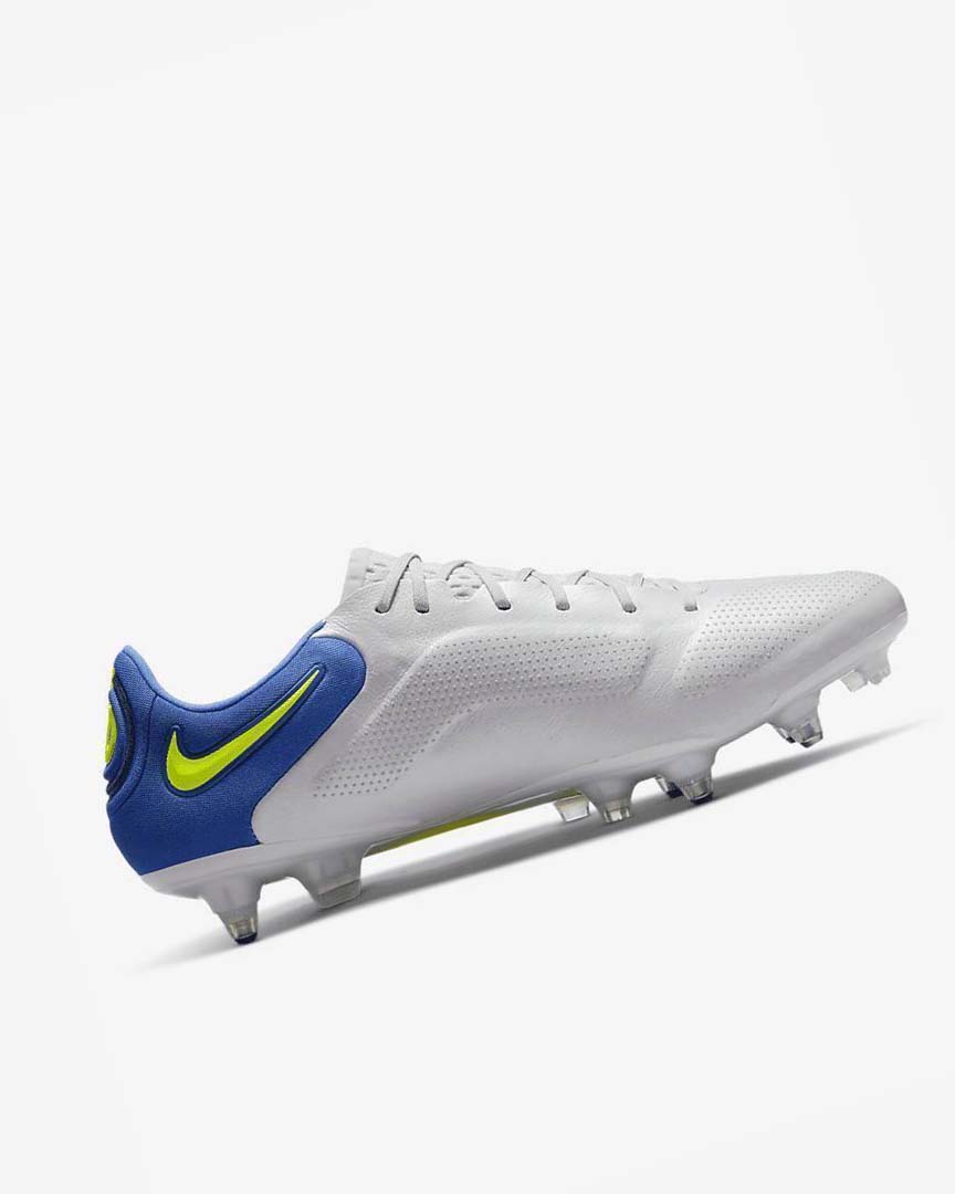 Botas de Futbol Nike Tiempo Legend 9 Elite SG-Pro AC Hombre Gris Azules | AR2676