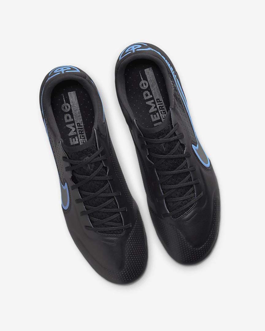 Botas de Futbol Nike Tiempo Legend 9 Elite SG-Pro AC Mujer Negras Gris Negras | AR3053