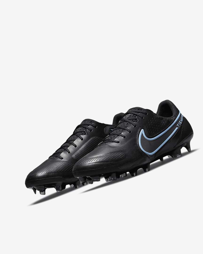 Botas de Futbol Nike Tiempo Legend 9 Elite FG Mujer Negras Gris Negras | AR4602