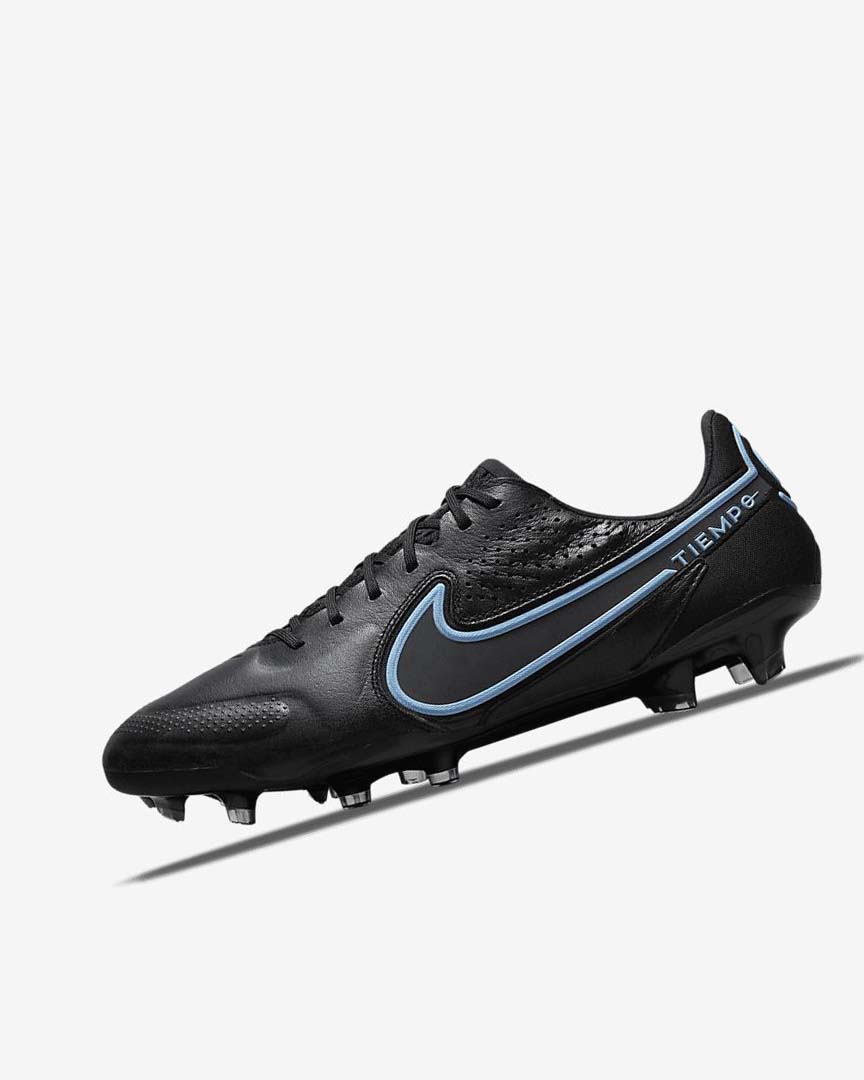 Botas de Futbol Nike Tiempo Legend 9 Elite FG Mujer Negras Gris Negras | AR4602