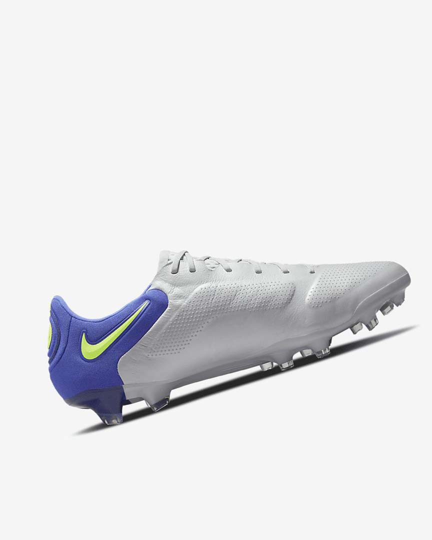 Botas de Futbol Nike Tiempo Legend 9 Elite FG Mujer Gris Azules | AR5574