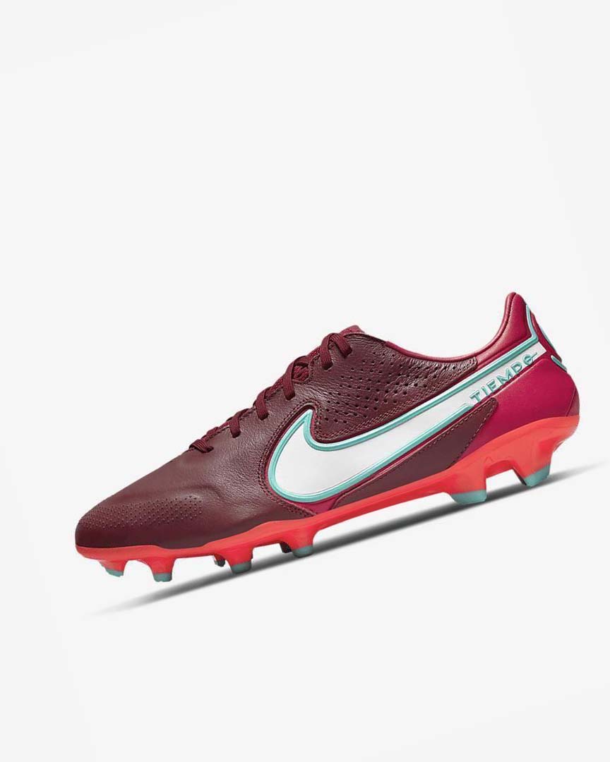 Botas de Futbol Nike Tiempo Legend 9 Pro FG Hombre Rojas Blancas | AR2269