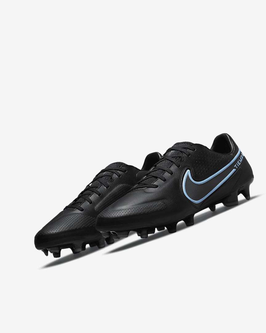 Botas de Futbol Nike Tiempo Legend 9 Pro FG Mujer Negras Gris Negras | AR2456