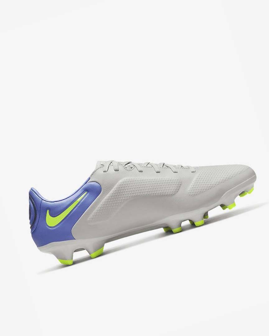 Botas de Futbol Nike Tiempo Legend 9 Pro FG Hombre Gris Azules | AR2780