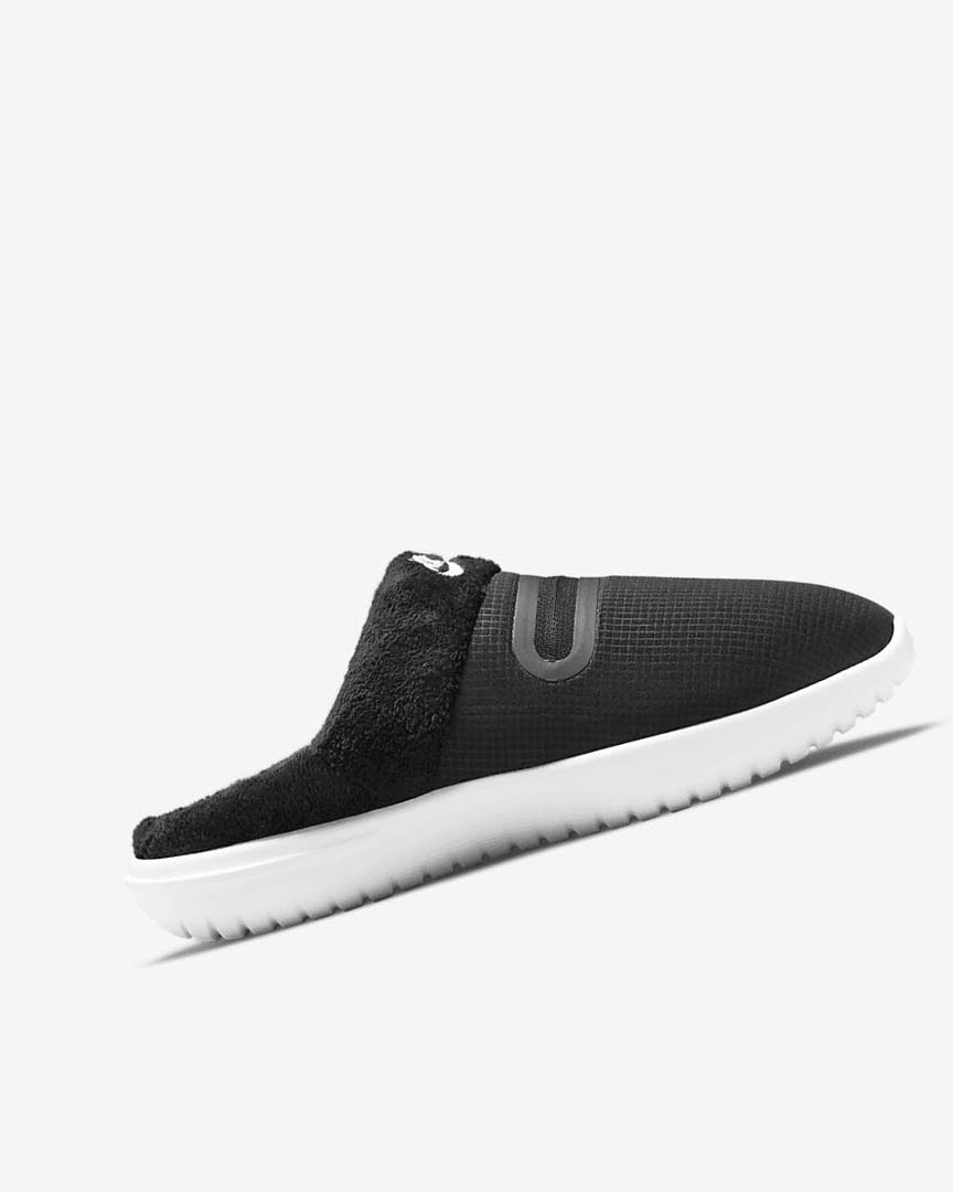 Pantuflas Nike Burrow Mujer Negras Blancas | AR3162