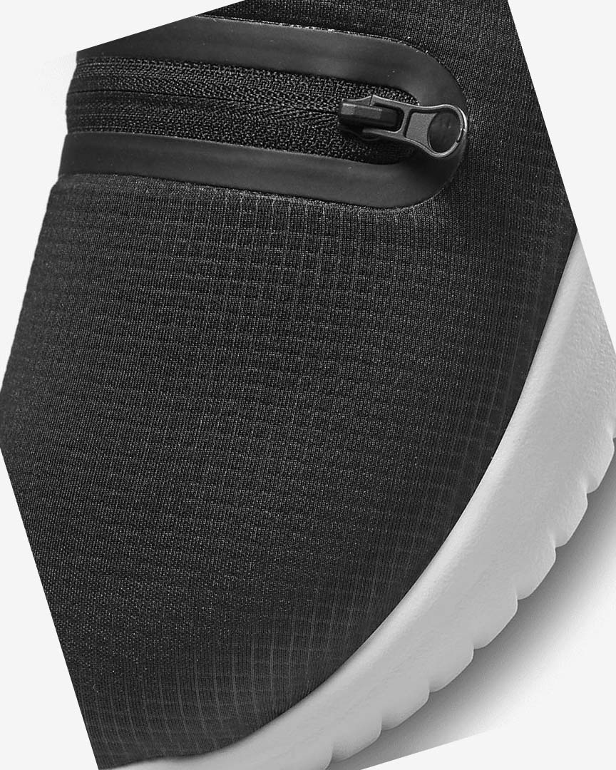 Pantuflas Nike Burrow Mujer Negras Blancas | AR3162