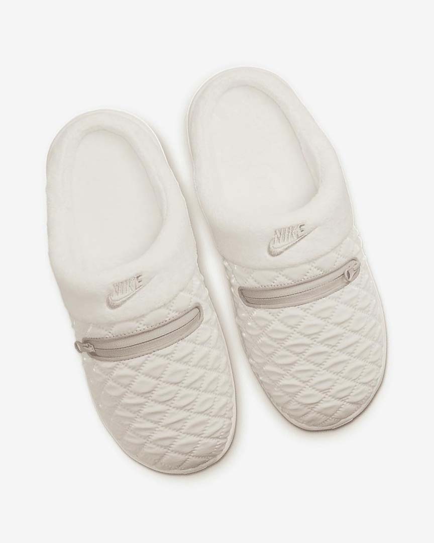 Pantuflas Nike Burrow SE Mujer Marrones Claro Blancas Gris | AR3037