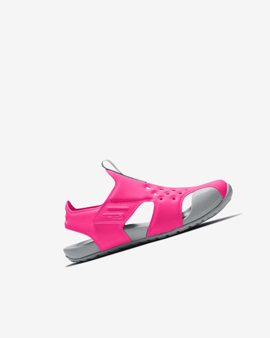 Sandalias Nike Sunray Protect 2 Niña Rosas Gris Fucsia | AR2765