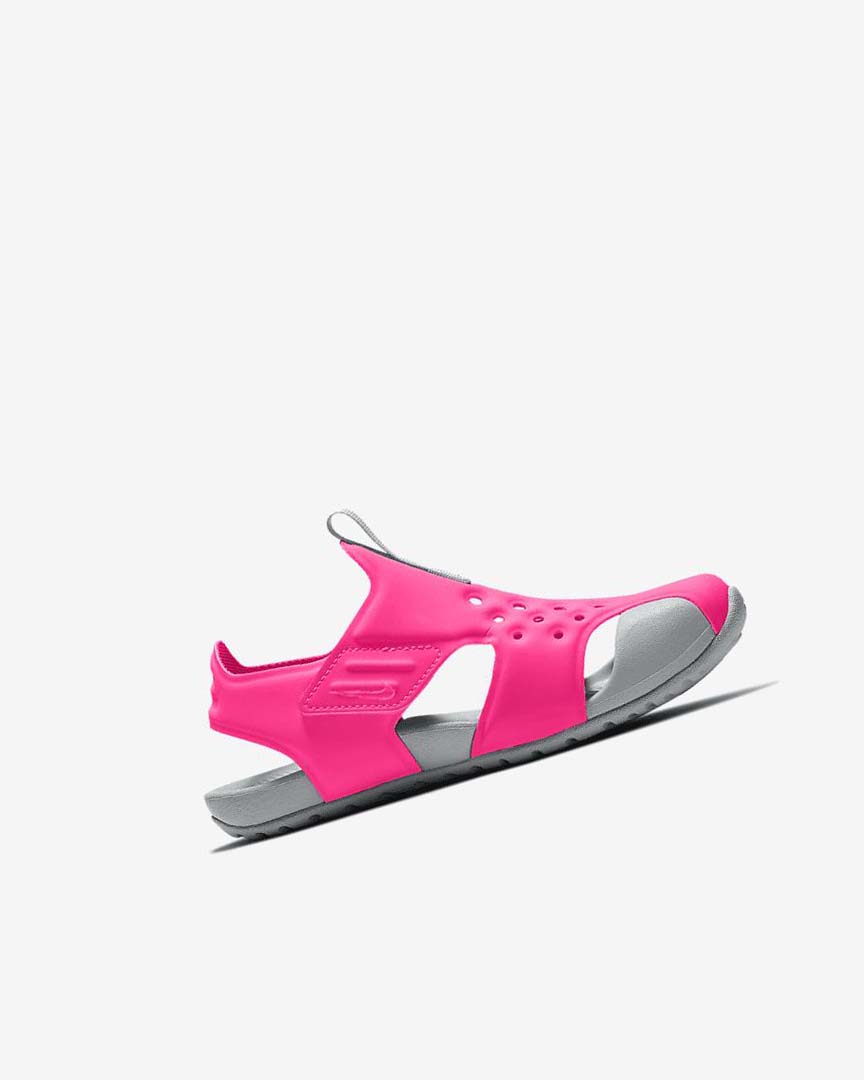 Sandalias Nike Sunray Protect 2 Niño Rosas Gris Fucsia | AR5168