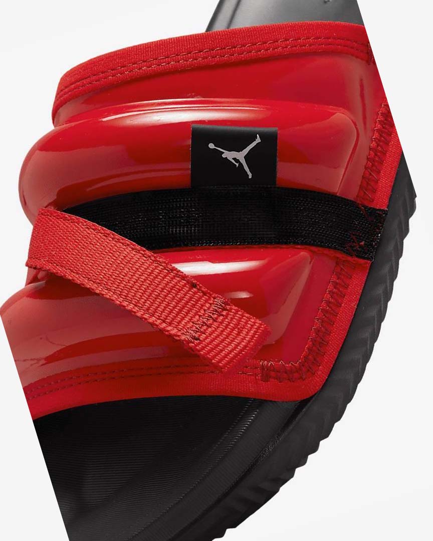 Sandalias de Diapositivas Nike Jordan Super Play Hombre Rojas Blancas Burdeos Negras | AR4974