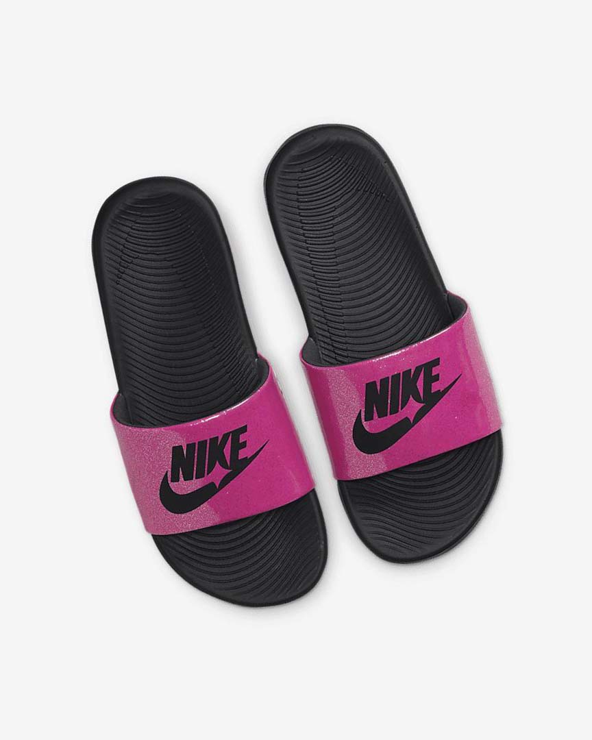 Sandalias de Diapositivas Nike Kawa SE Niño Negras | AR2684