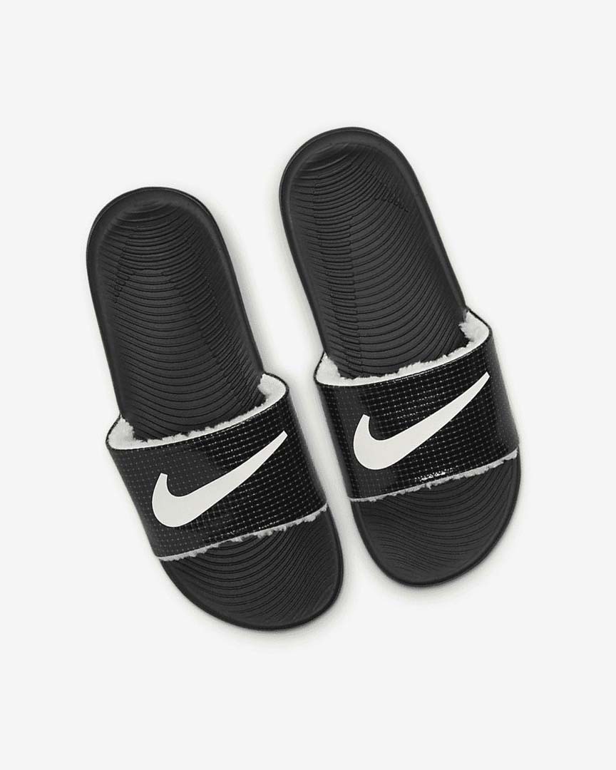 Sandalias de Diapositivas Nike Kawa SE Niña Negras | AR2864