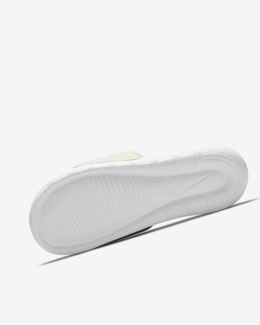 Sandalias de Diapositivas Nike Victori One Mujer Moradas Blancas Blancas | AR2394