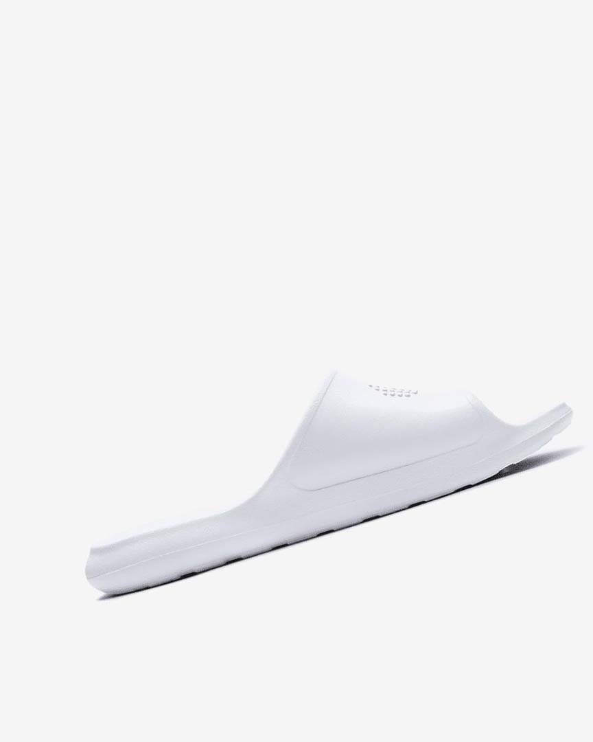 Sandalias de Diapositivas Nike Victori One Mujer Blancas Blancas Blancas | AR5453