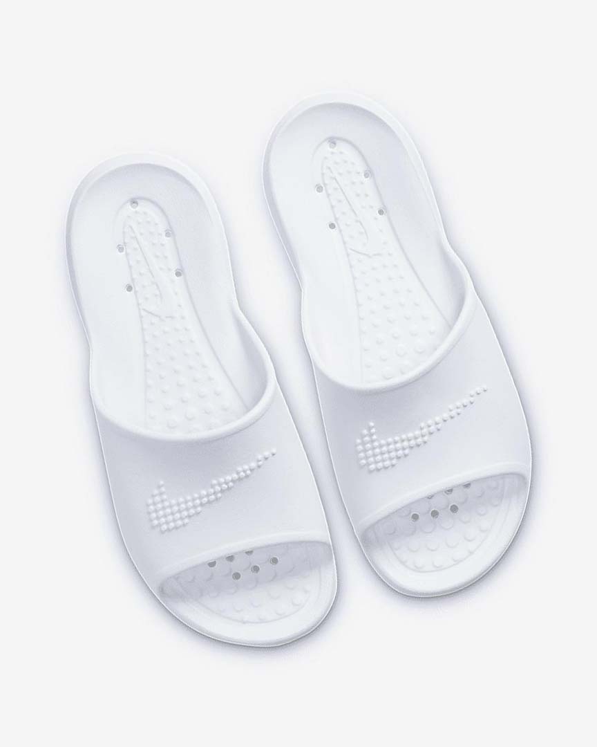 Sandalias de Diapositivas Nike Victori One Mujer Blancas Blancas Blancas | AR5453