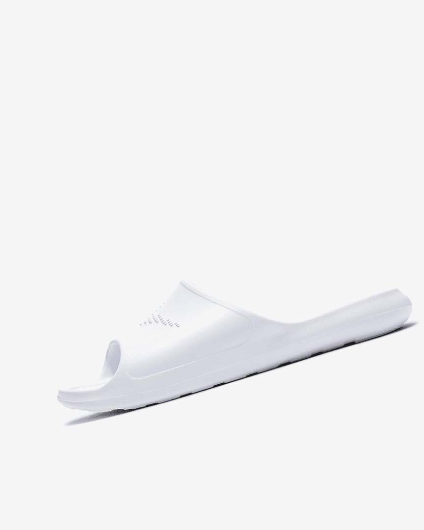 Sandalias de Diapositivas Nike Victori One Mujer Blancas Blancas Blancas | AR5453