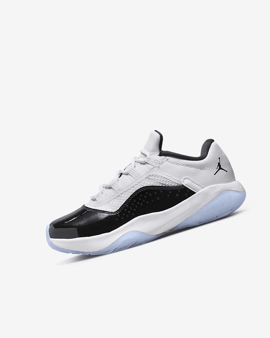 Zapatillas Baloncesto Nike Air Jordan 11 CMFT Low Niño Blancas Negras | AR2694