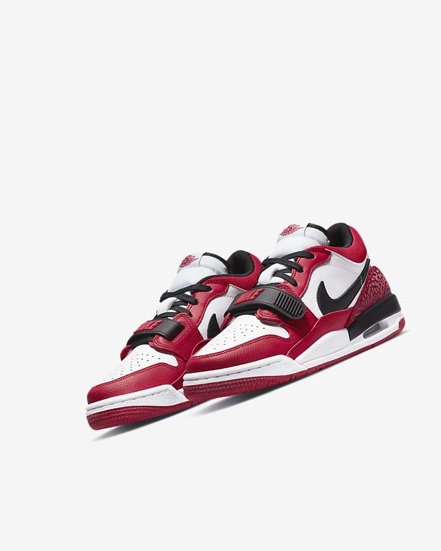 Zapatillas Baloncesto Nike Air Jordan Legacy 312 Low Niño Blancas Rojas Negras | AR1177