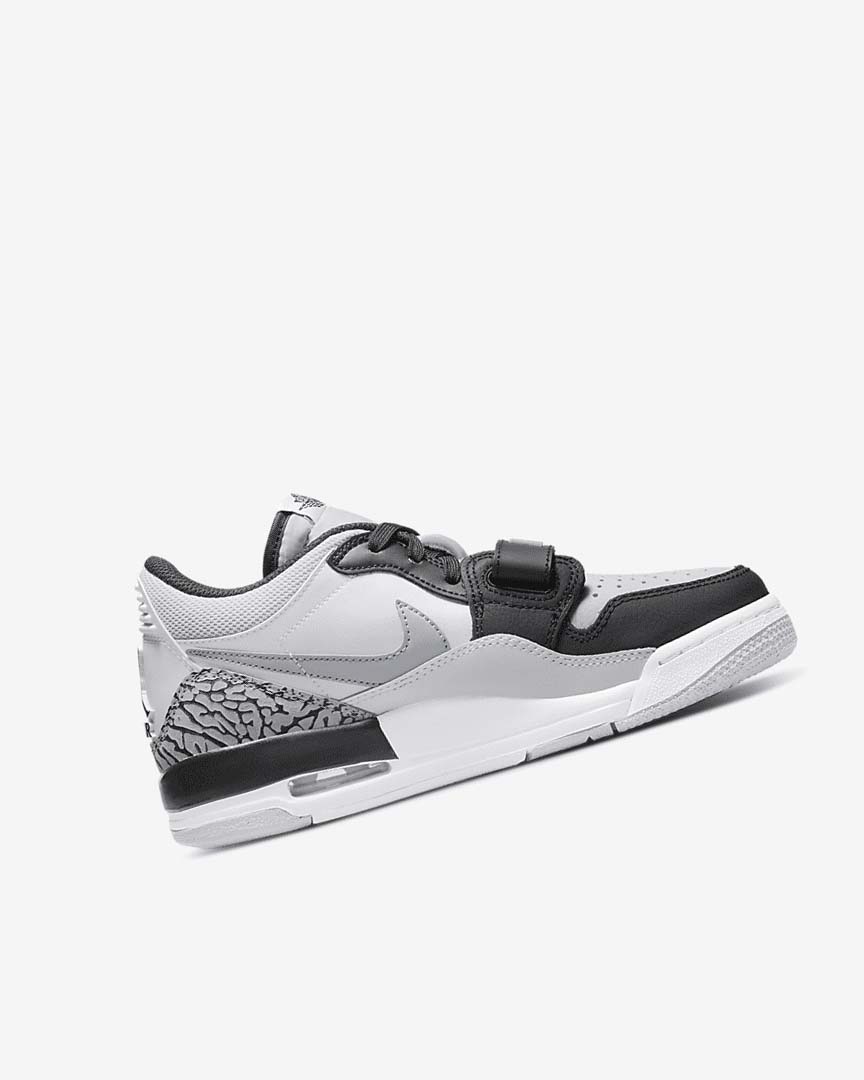 Zapatillas Baloncesto Nike Air Jordan Legacy 312 Low Niño Blancas Gris Negras | AR5185