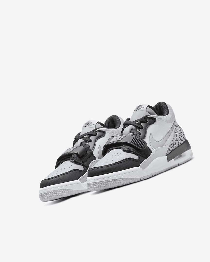 Zapatillas Baloncesto Nike Air Jordan Legacy 312 Low Niño Blancas Gris Negras | AR5185