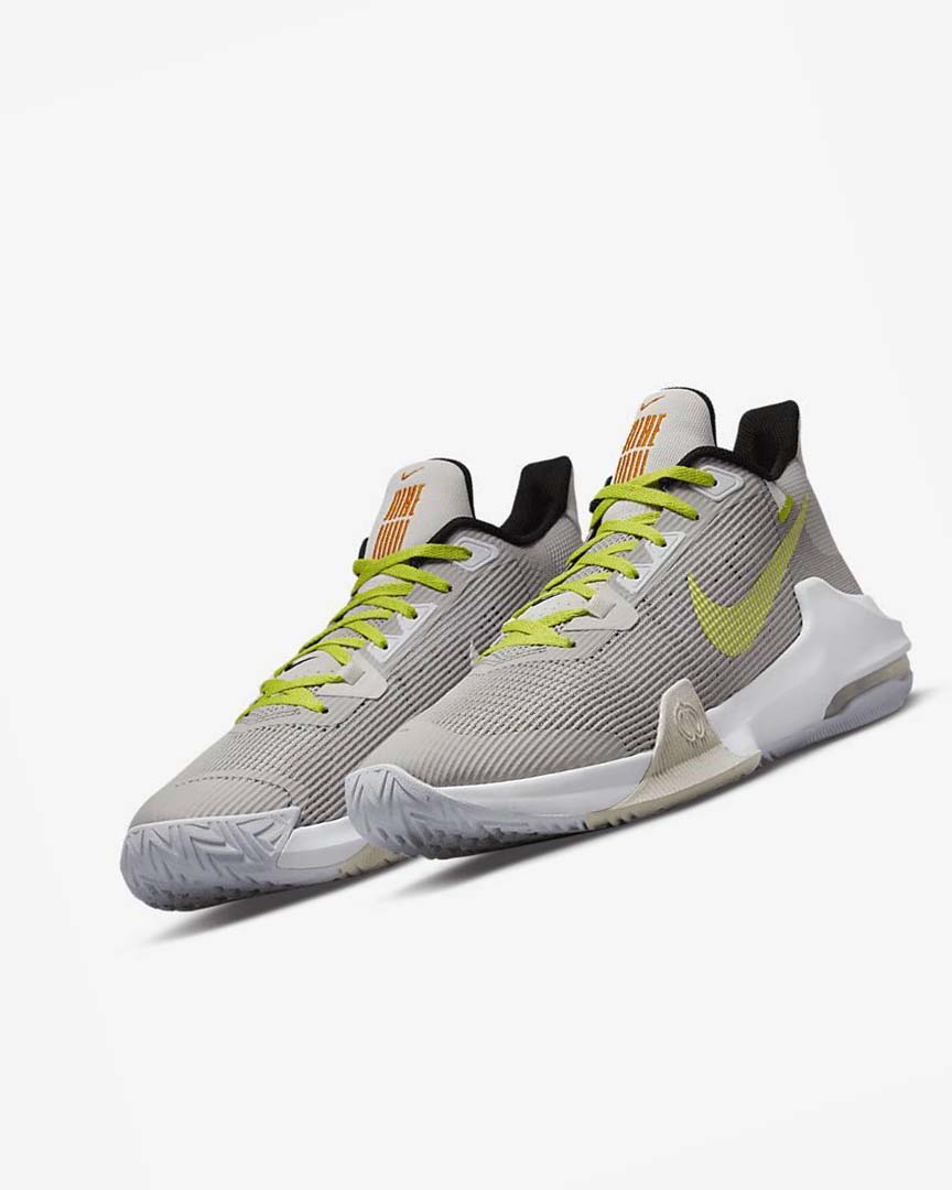 Zapatillas Baloncesto Nike Air Max Impact 3 Hombre Gris Verde | AR5326