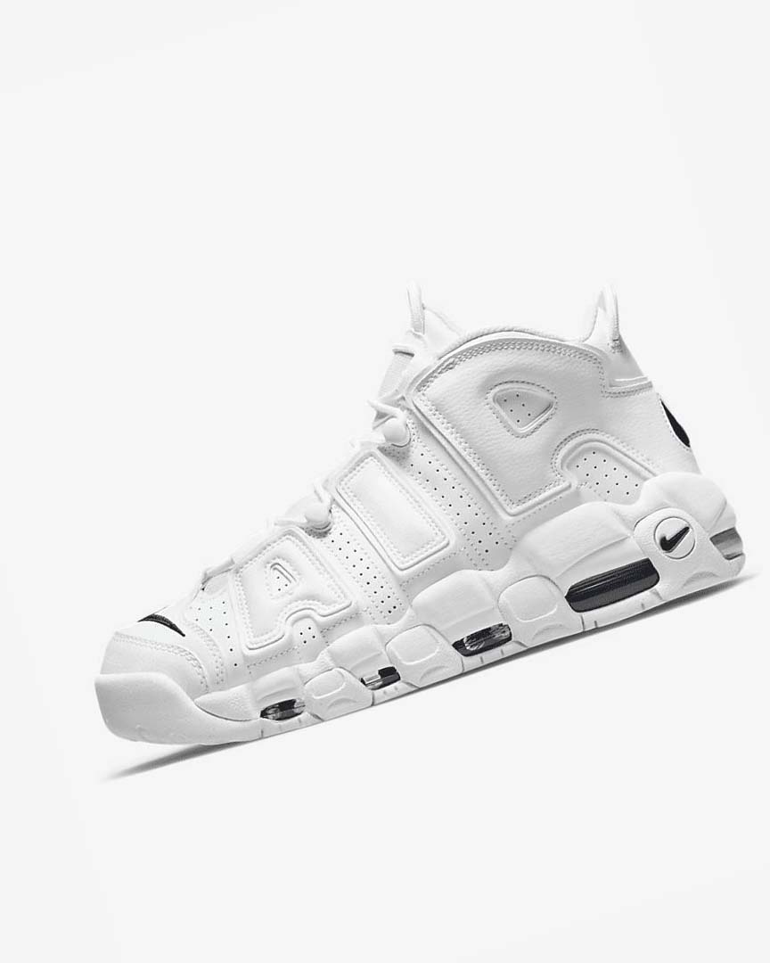 Zapatillas Baloncesto Nike Air More Uptempo \'96 Hombre Blancas Blancas Azul Marino | AR2275