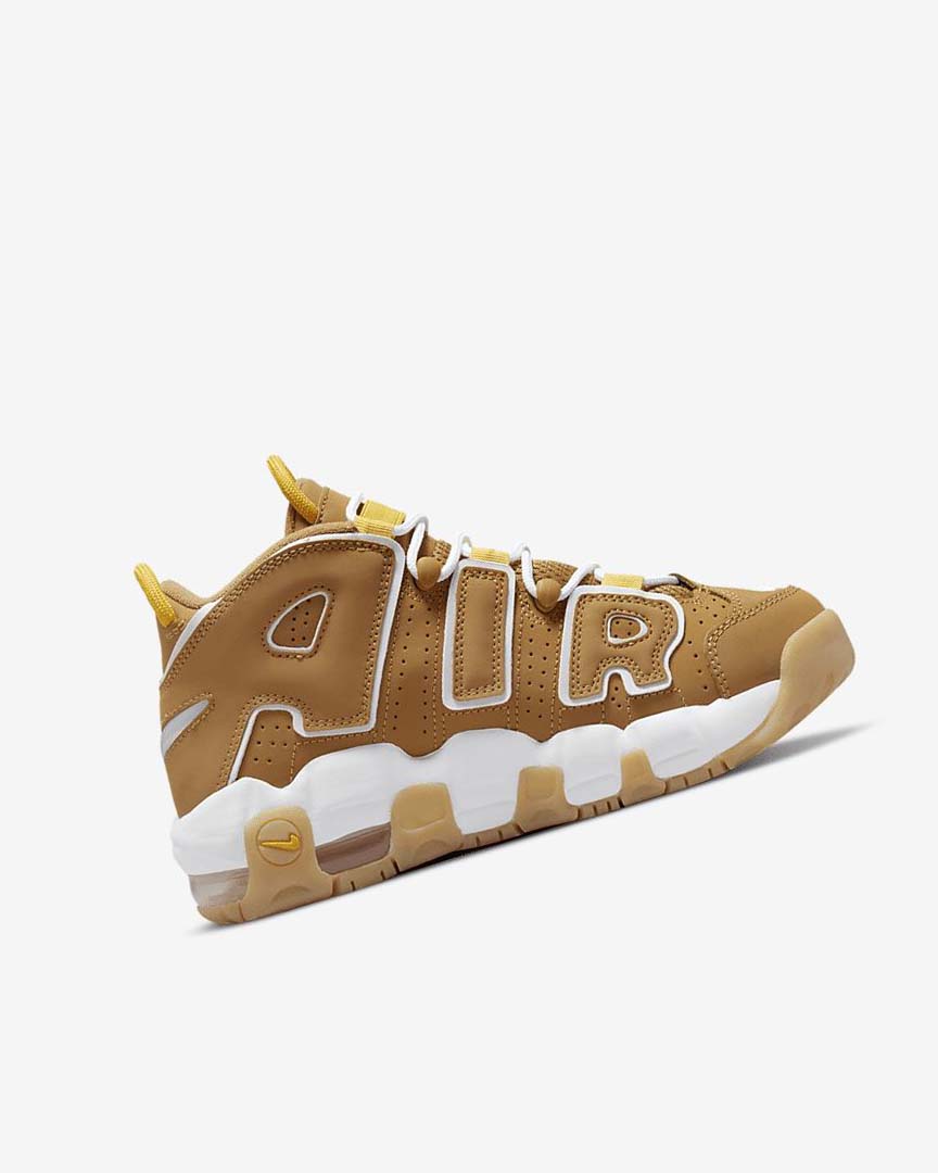 Zapatillas Baloncesto Nike Air More Uptempo Niño Marrones Marrones Claro Blancas | AR4674