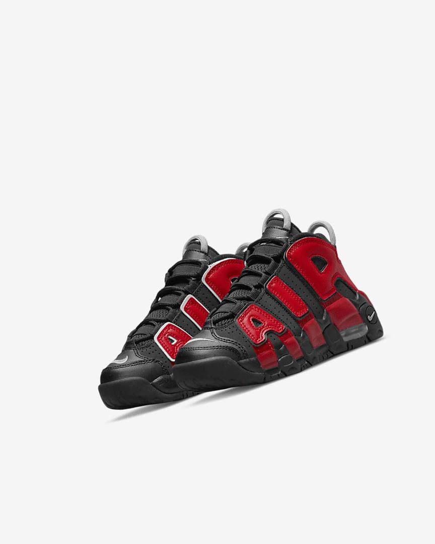 Zapatillas Baloncesto Nike Air More Uptempo Niño Negras Azul Marino Blancas Rojas | AR4996