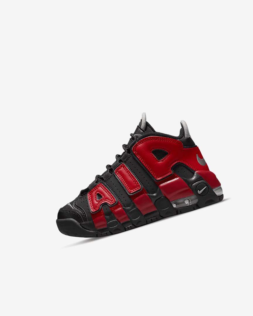 Zapatillas Baloncesto Nike Air More Uptempo Niño Negras Azul Marino Blancas Rojas | AR4996