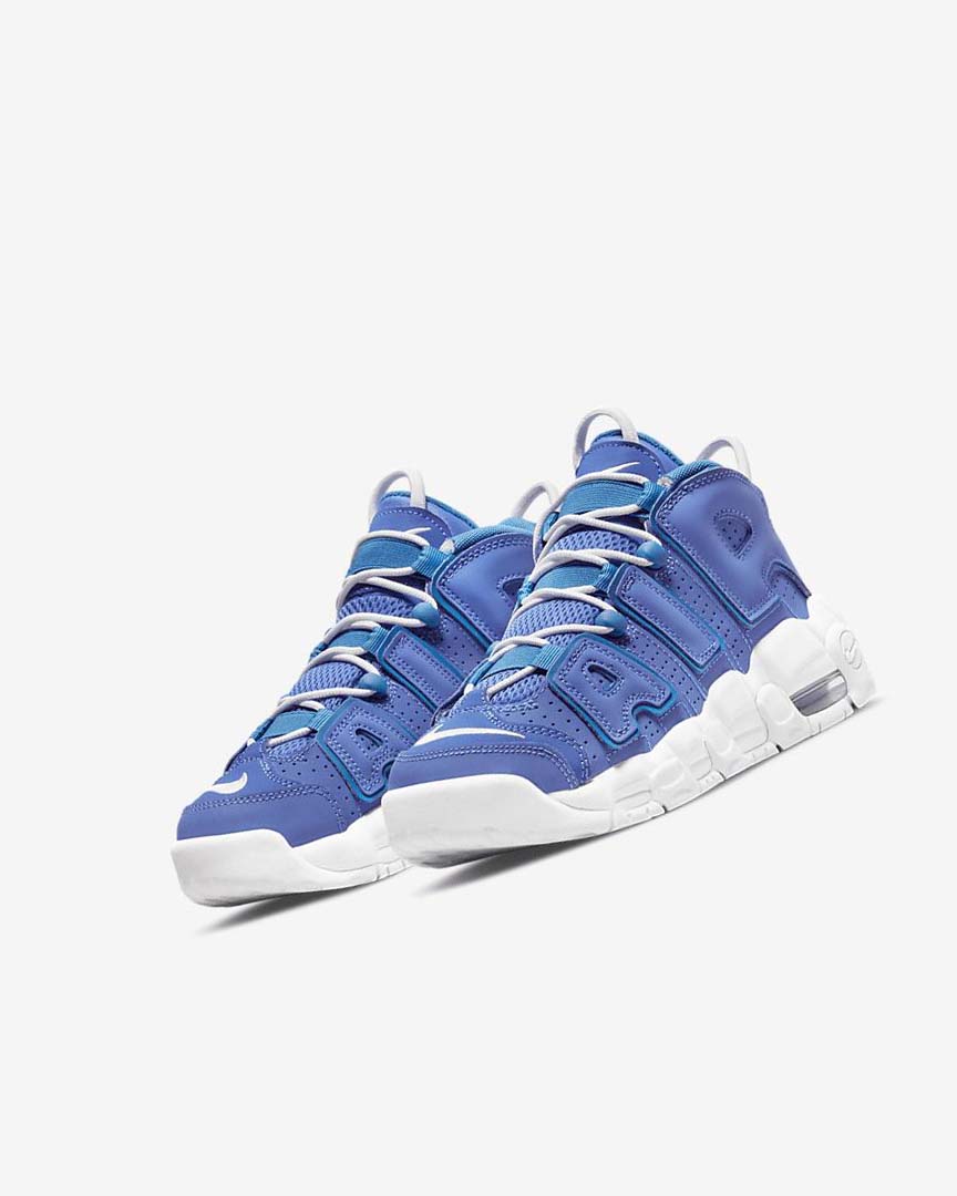 Zapatillas Baloncesto Nike Air More Uptempo Niño Azules Azules Blancas | AR5313