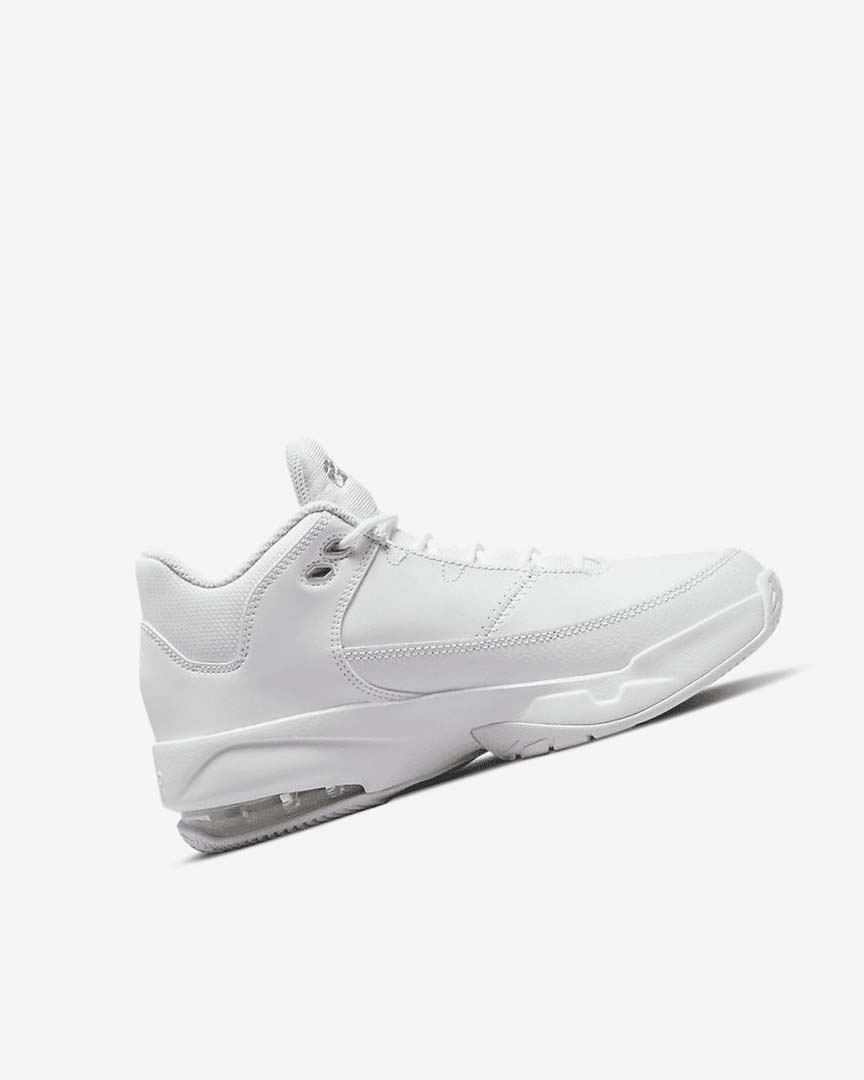 Zapatillas Baloncesto Nike Jordan Max Aura 3 Niño Blancas Blancas Metal Plateadas | AR2457