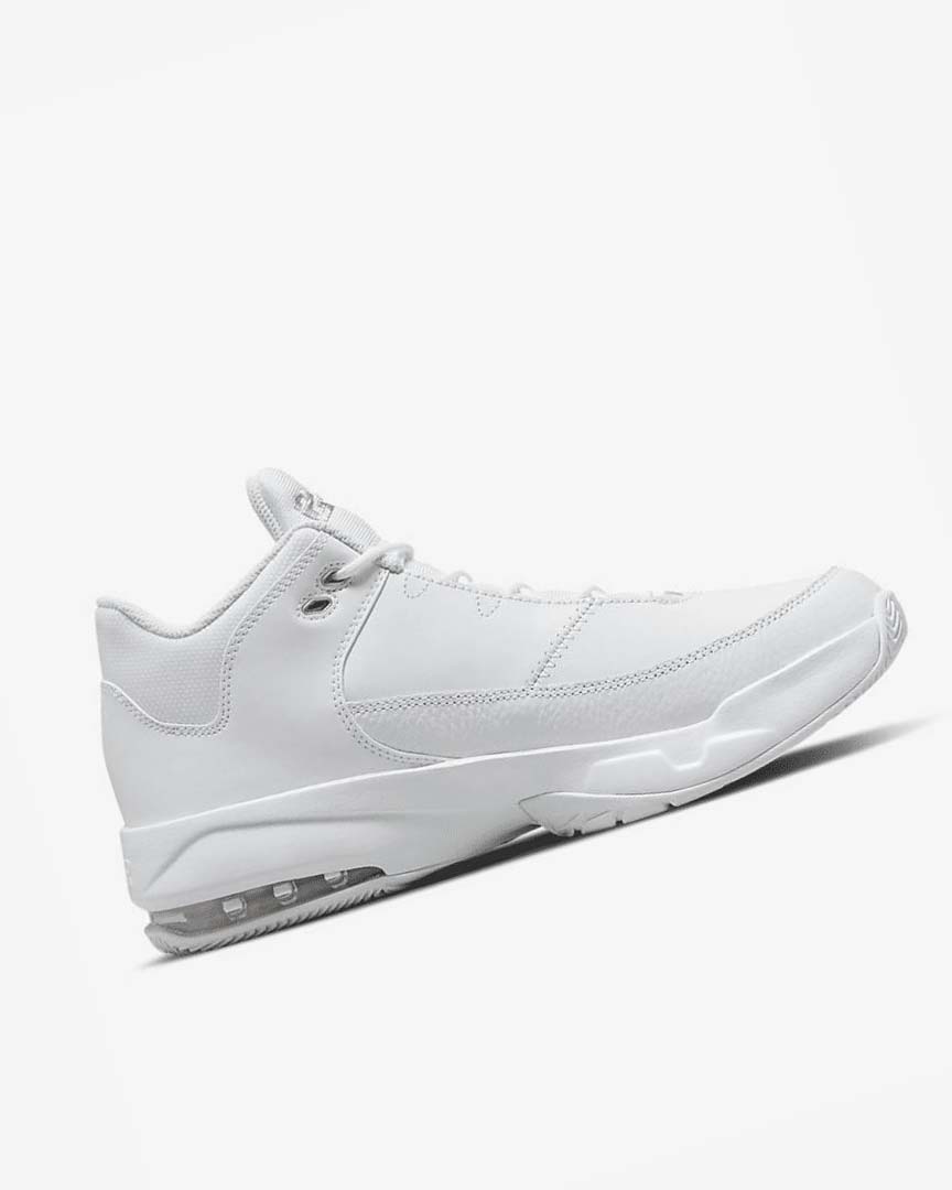 Zapatillas Baloncesto Nike Jordan Max Aura 3 Hombre Blancas Blancas Metal Plateadas | AR4980