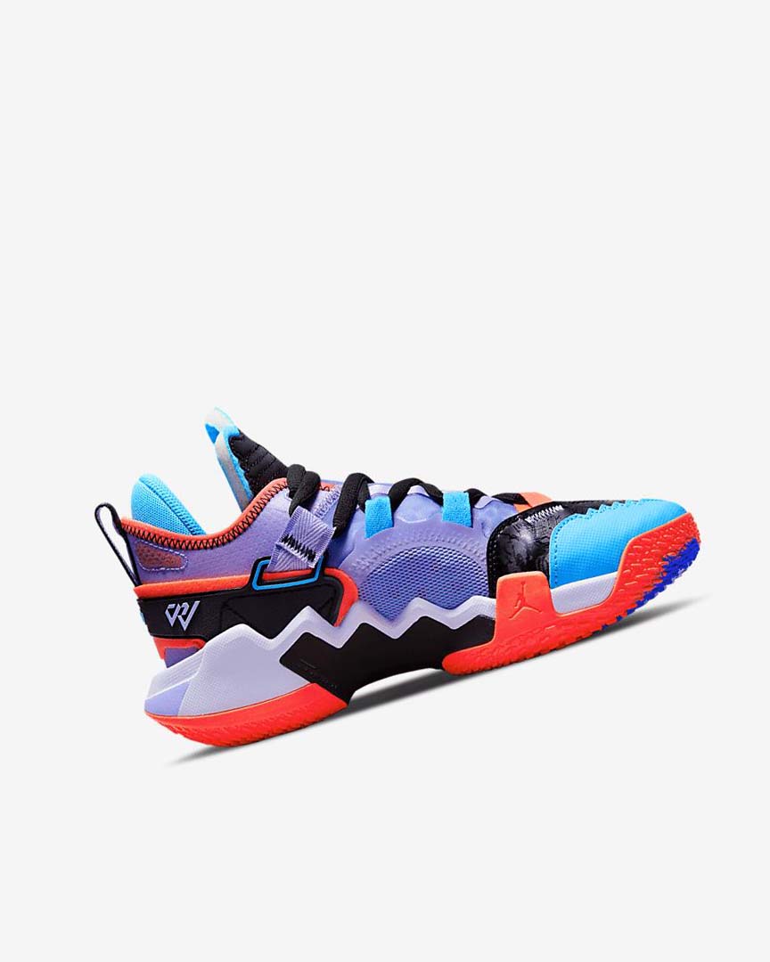 Zapatillas Baloncesto Nike Jordan 'Why Not?' Zer0.5 Niño Negras Azules Rojas Claro | AR2953