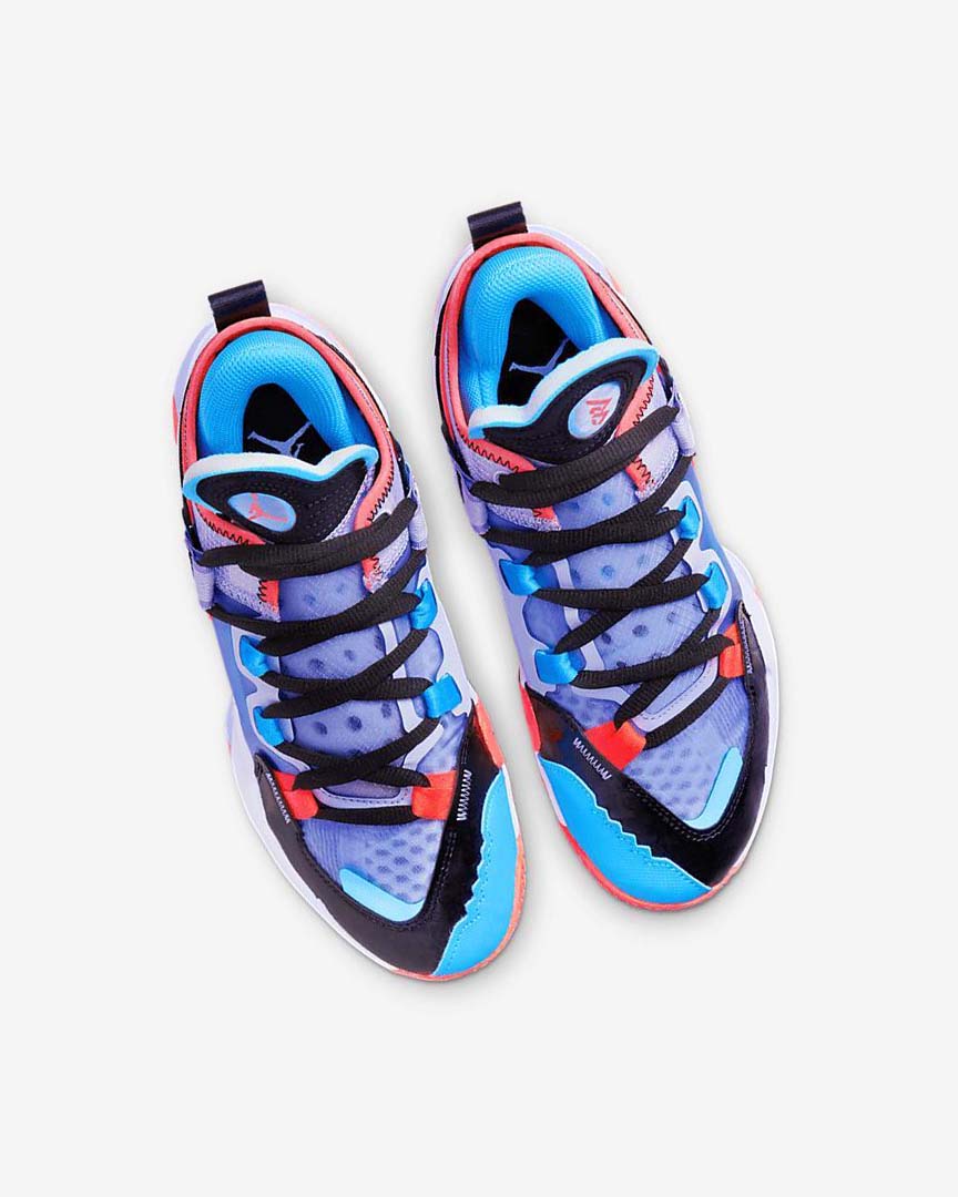 Zapatillas Baloncesto Nike Jordan 'Why Not?' Zer0.5 Niño Negras Azules Rojas Claro | AR2953