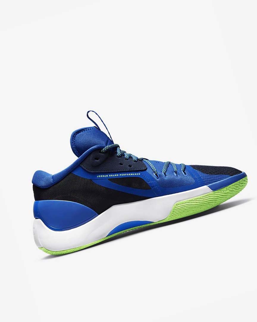 Zapatillas Baloncesto Nike Jordan Zoom Separate Hombre Azul Marino Azules Blancas Verde | AR3108