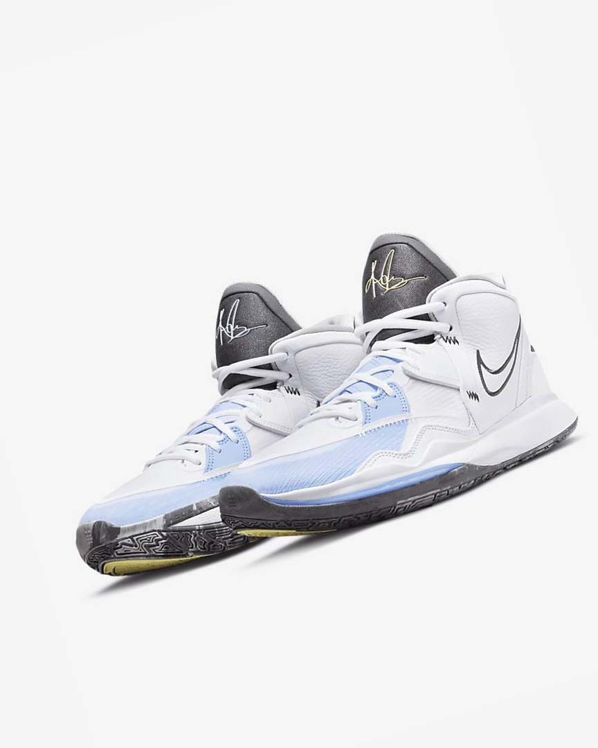 Zapatillas Baloncesto Nike Kyrie Infinity Hombre Blancas Azules Claro Azules Gris | AR2426