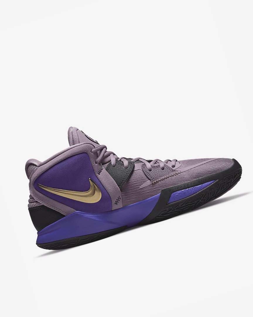 Zapatillas Baloncesto Nike Kyrie Infinity Hombre Moradas Moradas Metal Doradas | AR2759