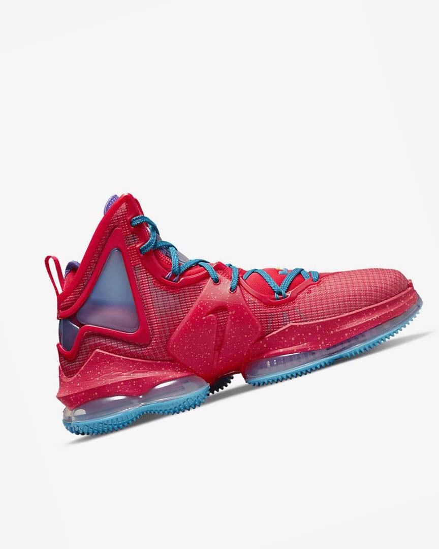 Zapatillas Baloncesto Nike LeBron 19 Hombre Rojas Azules Moradas Rojas | AR2994